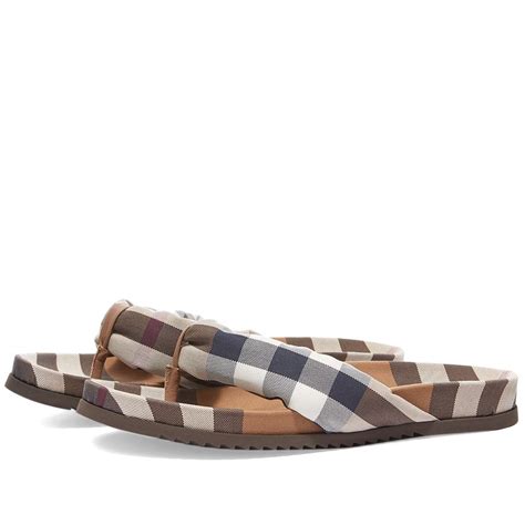 burberry mens flip flops|BURBERRY .